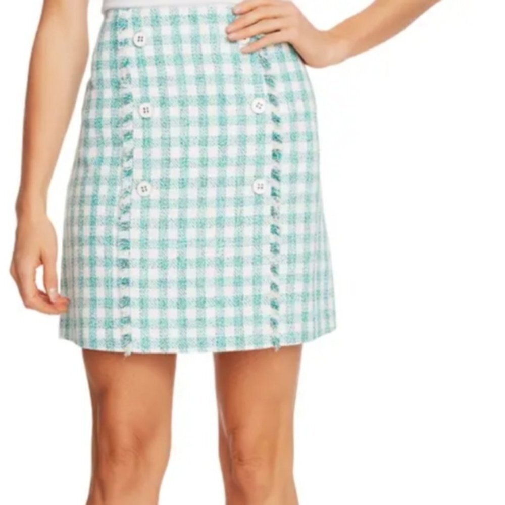Cece Tweed Miniskirt